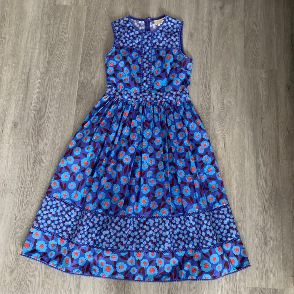 Kate Spade Floral Midi Dress